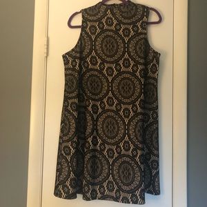 Boho lace shift dress